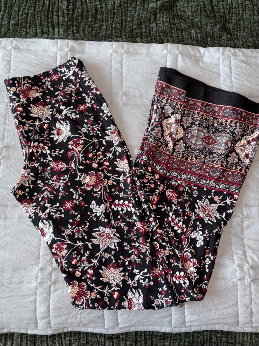 Stretchy flare pants
